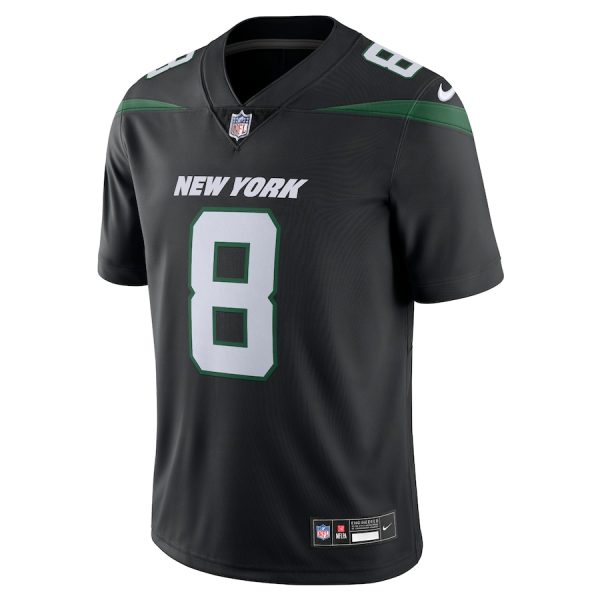 Men's New York Jets Aaron Rodgers Nike Black Vapor Untouchable Limited Jersey - GNE DROP394