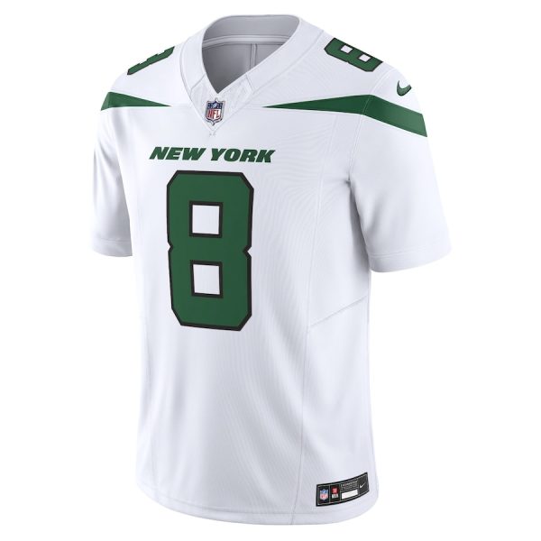 Men's New York Jets Aaron Rodgers Nike Spotlight White Vapor F.U.S.E. Limited Jersey - GNE DROP395