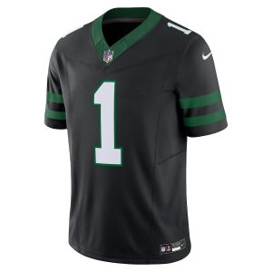 Men's New York Jets Ahmad Sauce Gardner Nike Legacy Black Alternate Vapor F.U.S.E. Limited Jersey - GNE DROP400