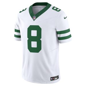 Men's New York Jets Aaron Rodgers Nike Legacy White Vapor F.U.S.E. Limited Jersey - GNE DROP403