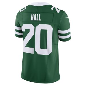 Men's New York Jets Breece Hall Nike Legacy Green Vapor F.U.S.E. Limited Jersey - GNE DROP409