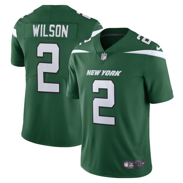 Men's New York Jets Zach Wilson Nike Gotham Green Vapor Limited Jersey - GNE DROP427