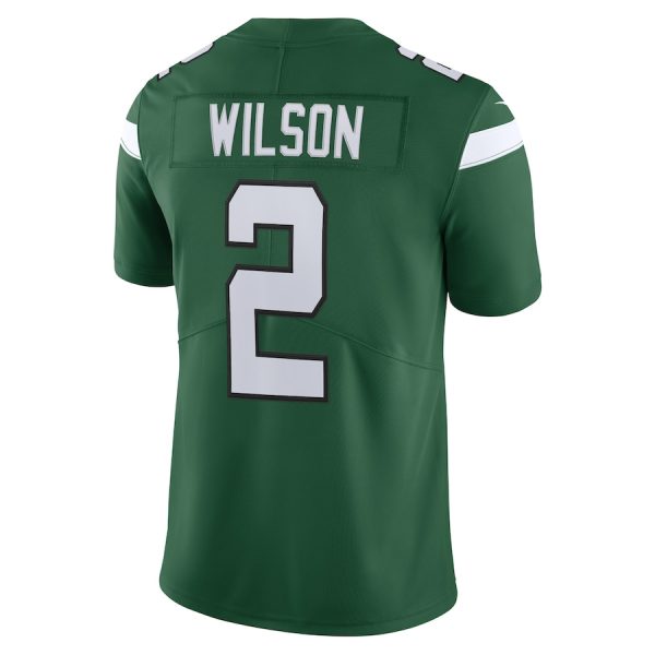 Men's New York Jets Zach Wilson Nike Gotham Green Vapor Limited Jersey - GNE DROP427