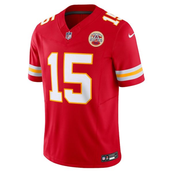 Men's Kansas City Chiefs Patrick Mahomes Nike Red Vapor F.U.S.E. Limited Jersey - GNE DROP438