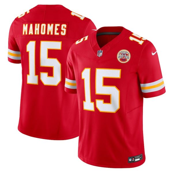 Men's Kansas City Chiefs Patrick Mahomes Nike Red Vapor F.U.S.E. Limited Jersey - GNE DROP438