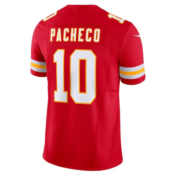 Men's Kansas City Chiefs Isiah Pacheco Nike Red Vapor F.U.S.E. Limited Jersey - GNE DROP439