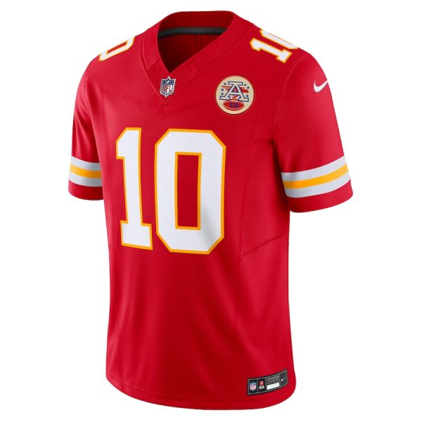 Men's Kansas City Chiefs Isiah Pacheco Nike Red Vapor F.U.S.E. Limited Jersey - GNE DROP439