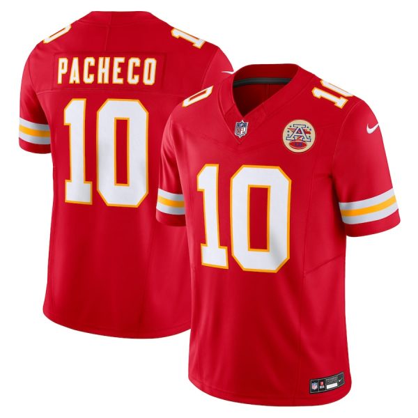 Men's Kansas City Chiefs Isiah Pacheco Nike Red Vapor F.U.S.E. Limited Jersey - GNE DROP439