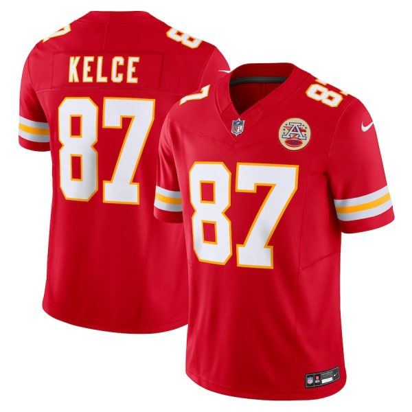 Men's Kansas City Chiefs Travis Kelce Nike Red Vapor F.U.S.E. Limited Jersey - GNE DROP440