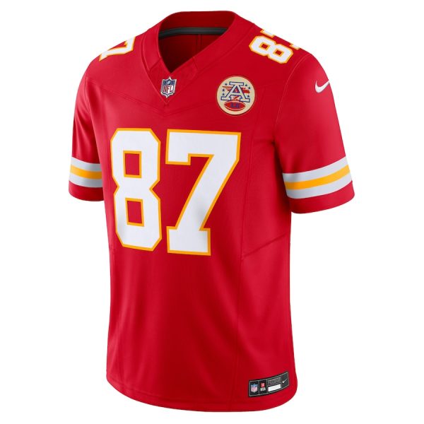 Men's Kansas City Chiefs Travis Kelce Nike Red Vapor F.U.S.E. Limited Jersey - GNE DROP440