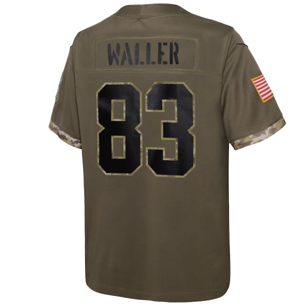 Youth Las Vegas Raiders Darren Waller Nike Olive Salute To Service Player Limited Jersey - GNE DROP458