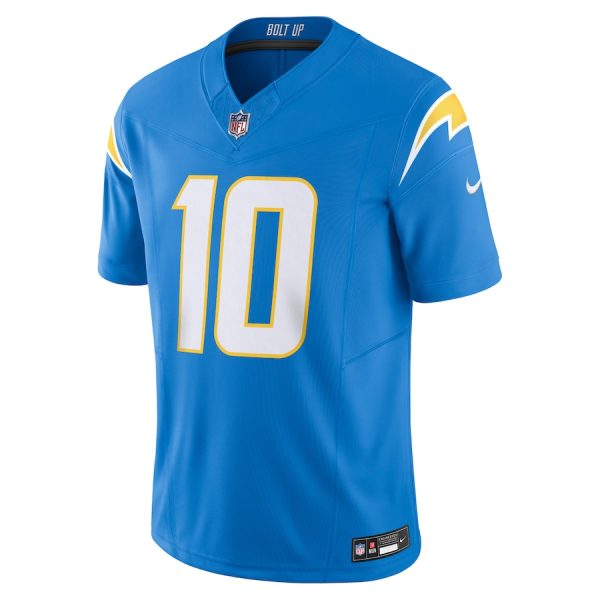 Men's Los Angeles Chargers Justin Herbert Nike Powder Blue Vapor F.U.S.E. Limited Jersey - GNE DROP460