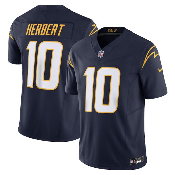 Men's Los Angeles Chargers Justin Herbert Nike Navy Vapor F.U.S.E. Limited Jersey - GNE DROP461