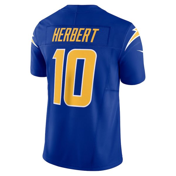 Men's Los Angeles Chargers Justin Herbert Nike Royal Vapor F.U.S.E. Limited Jersey - GNE DROP466