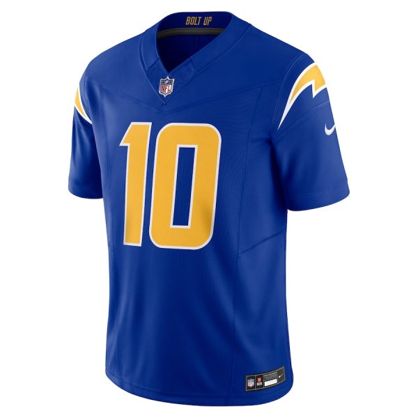 Men's Los Angeles Chargers Justin Herbert Nike Royal Vapor F.U.S.E. Limited Jersey - GNE DROP466