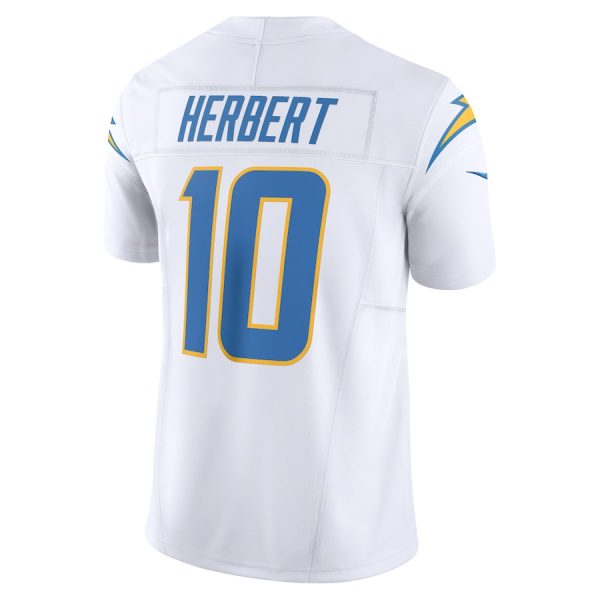 Men's Los Angeles Chargers Justin Herbert Nike White Vapor F.U.S.E. Limited Jersey - GNE DROP470