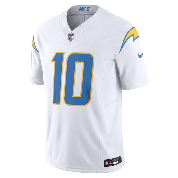 Men's Los Angeles Chargers Justin Herbert Nike White Vapor F.U.S.E. Limited Jersey - GNE DROP470