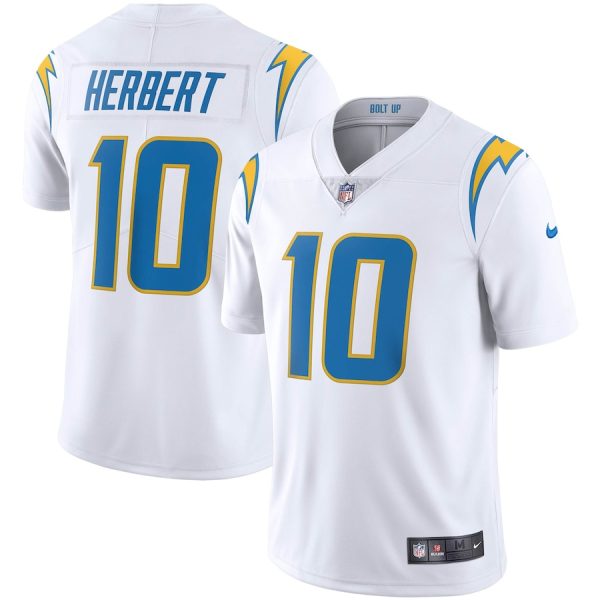 Men's Los Angeles Chargers Justin Herbert Nike White Vapor Limited Jersey - GNE DROP472