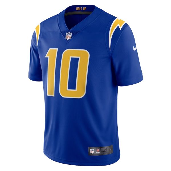 Men's Los Angeles Chargers Justin Herbert Nike Royal Vapor Limited Jersey - GNE DROP474