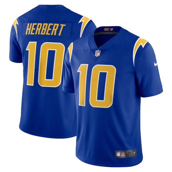 Men's Los Angeles Chargers Justin Herbert Nike Royal Vapor Limited Jersey - GNE DROP474