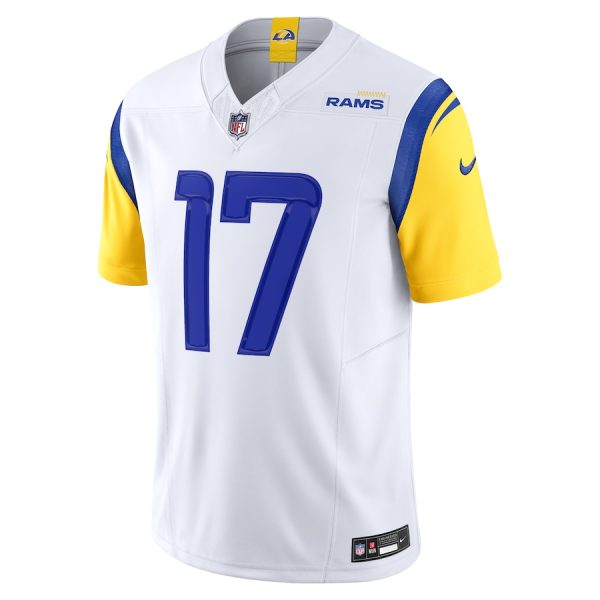 Men's Los Angeles Rams Puka Nacua Nike White Vapor F.U.S.E. Limited Jersey - GNE DROP477