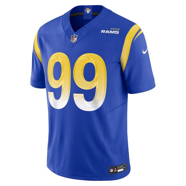 Men's Los Angeles Rams Aaron Donald Nike Royal Vapor F.U.S.E. Limited Jersey - GNE DROP478