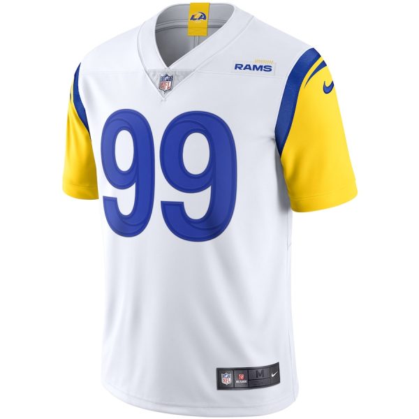 Men's Los Angeles Rams Aaron Donald Nike White Alternate Vapor Limited Jersey - GNE DROP480