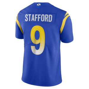 Men's Los Angeles Rams Matthew Stafford Nike Royal Vapor Limited Jersey - GNE DROP482