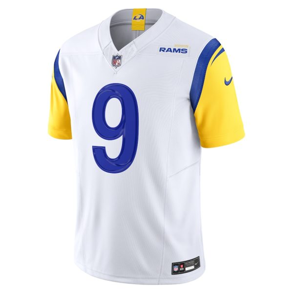 Men's Los Angeles Rams Matthew Stafford Nike White Vapor F.U.S.E. Limited Jersey - GNE DROP484