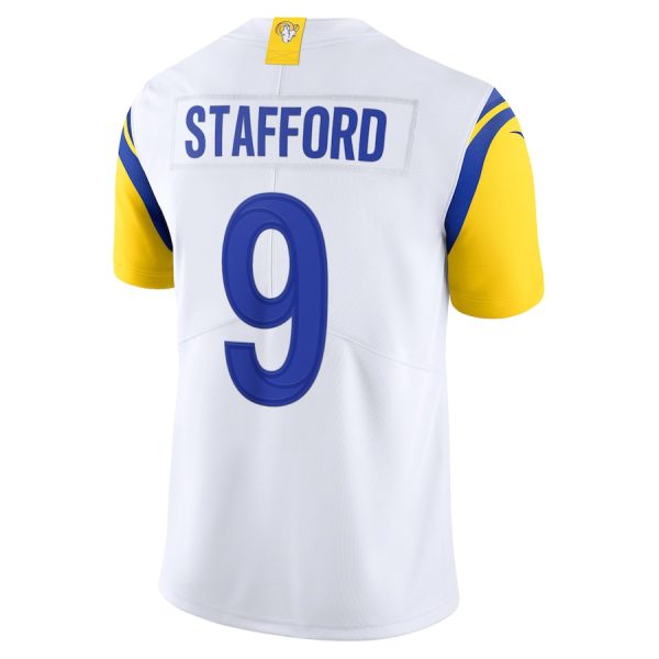 Men's Los Angeles Rams Matthew Stafford Nike White Alternate Vapor Limited Jersey - GNE DROP485