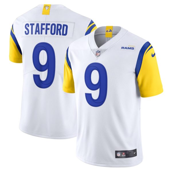 Men's Los Angeles Rams Matthew Stafford Nike White Alternate Vapor Limited Jersey - GNE DROP485