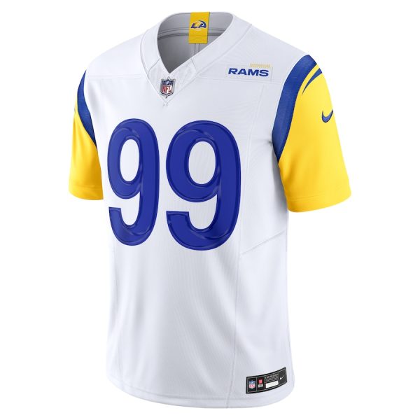 Men's Los Angeles Rams Aaron Donald Nike White Vapor F.U.S.E. Limited Jersey - GNE DROP487