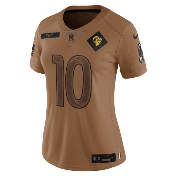 Women's Los Angeles Rams Cooper Kupp Nike Brown Salute To Service Limited Jersey - GNE DROP493