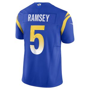 Men's Los Angeles Rams Jalen Ramsey Nike Royal Vapor F.U.S.E. Limited Jersey - GNE DROP497