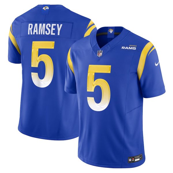 Men's Los Angeles Rams Jalen Ramsey Nike Royal Vapor F.U.S.E. Limited Jersey - GNE DROP497