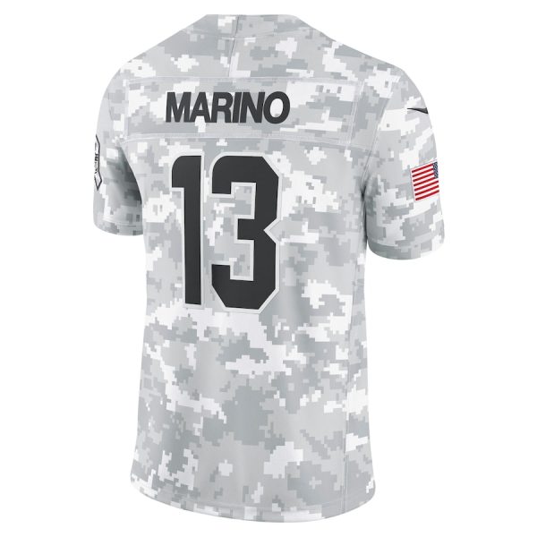 Men's Miami Dolphins Dan Marino Nike Arctic Camo 2024 Salute to Service Retired Player Limited Jersey - GNE DROP501