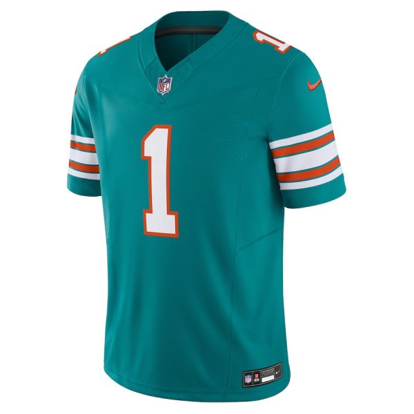 Men's Miami Dolphins Tua Tagovailoa Nike Aqua Vapor F.U.S.E. Limited Jersey - GNE DROP502