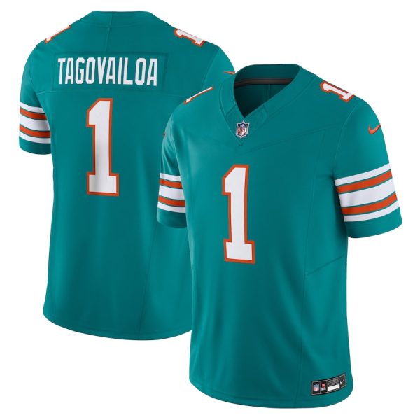 Men's Miami Dolphins Tua Tagovailoa Nike Aqua Vapor F.U.S.E. Limited Jersey - GNE DROP502