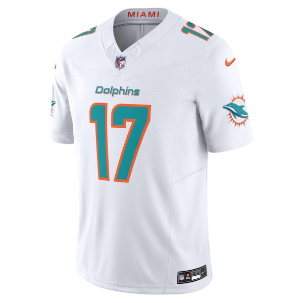 Men's Miami Dolphins Jaylen Waddle Nike White Vapor F.U.S.E. Limited Jersey - GNE DROP503