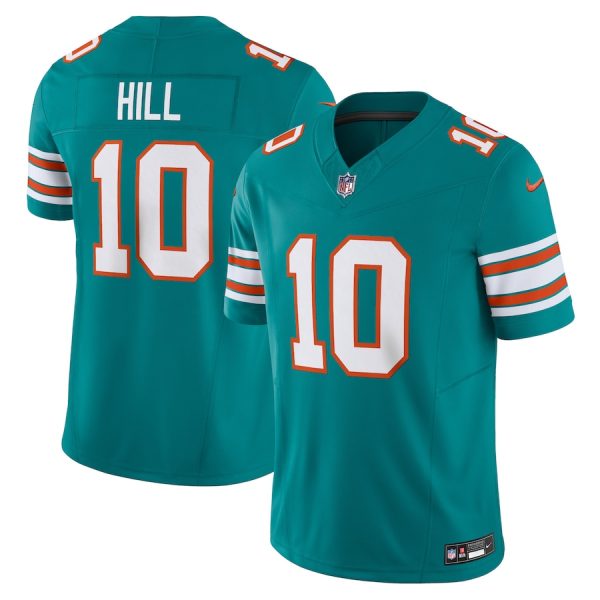 Men's Miami Dolphins Tyreek Hill Nike Aqua Vapor F.U.S.E. Limited Jersey - GNE DROP506