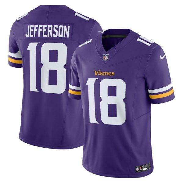 Men's Minnesota Vikings Justin Jefferson Nike Purple Vapor F.U.S.E. Limited Jersey - GNE DROP515