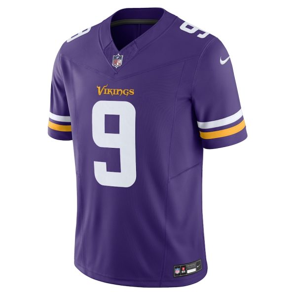 Men's Minnesota Vikings J.J. McCarthy Nike Purple Vapor F.U.S.E. Limited Jersey - GNE DROP521