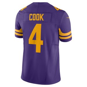 Men's Minnesota Vikings Dalvin Cook Nike Purple Vapor F.U.S.E. Limited Jersey - GNE DROP522