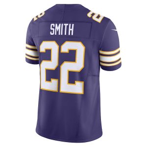 Men's Minnesota Vikings Harrison Smith Nike Purple Vapor F.U.S.E. Limited Jersey - GNE DROP523