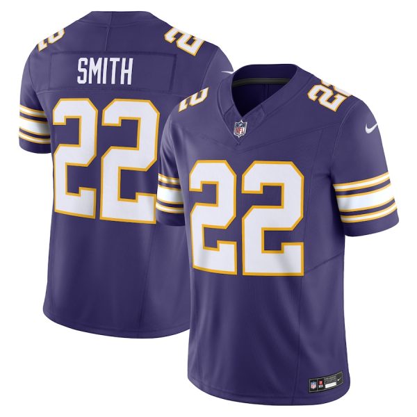 Men's Minnesota Vikings Harrison Smith Nike Purple Vapor F.U.S.E. Limited Jersey - GNE DROP523