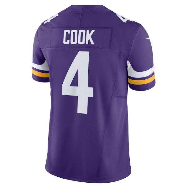 Men's Minnesota Vikings Dalvin Cook Nike Purple Vapor F.U.S.E. Limited Jersey - GNE DROP525