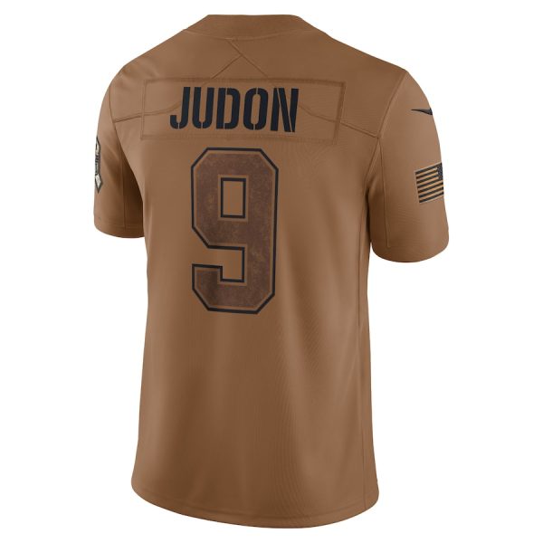 Men's New England Patriots Matthew Judon Nike Brown Salute To Service Limited Jersey - GNE DROP530