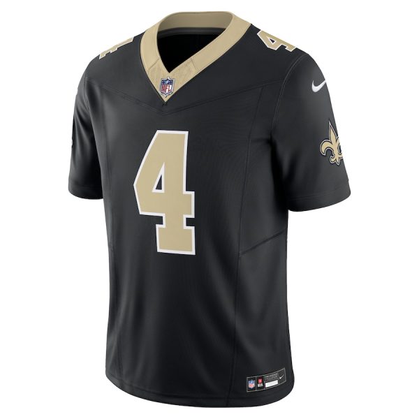 Men's New Orleans Saints Derek Carr Nike Black Vapor F.U.S.E. Limited Jersey - GNE DROP542