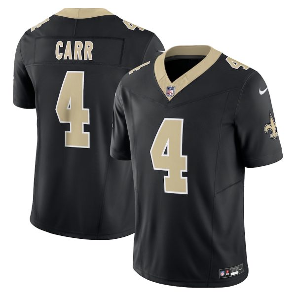 Men's New Orleans Saints Derek Carr Nike Black Vapor F.U.S.E. Limited Jersey - GNE DROP542