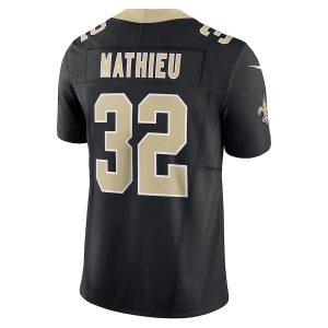 Men's New Orleans Saints Tyrann Mathieu Nike Black Vapor F.U.S.E. Limited Jersey - GNE DROP543